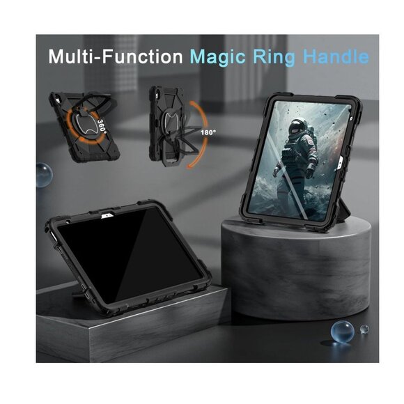 Case for iPad Air 11 inch (M2) 2024, Shockproof Protective With Hand Strap/Shoul - Picture 5 of 6